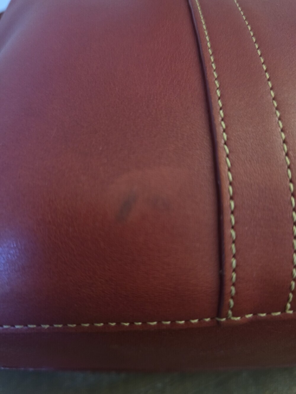 Vintage Coach Legacy Red Leather Slim Duffle Bag Y2K 2004 Crossbody Adjustable - Picture 5 of 15